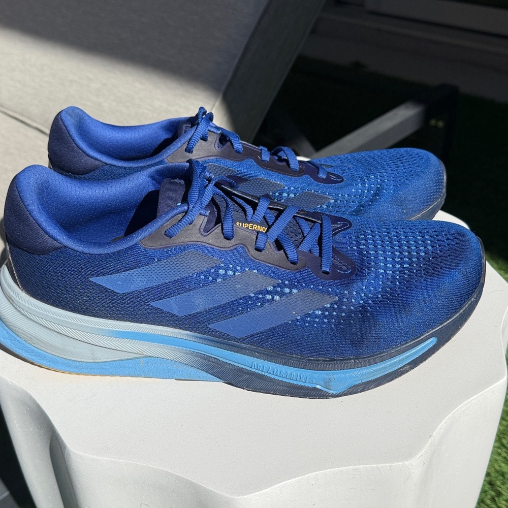 Adidas Supernova Blue and Light Blue Running Shoes
